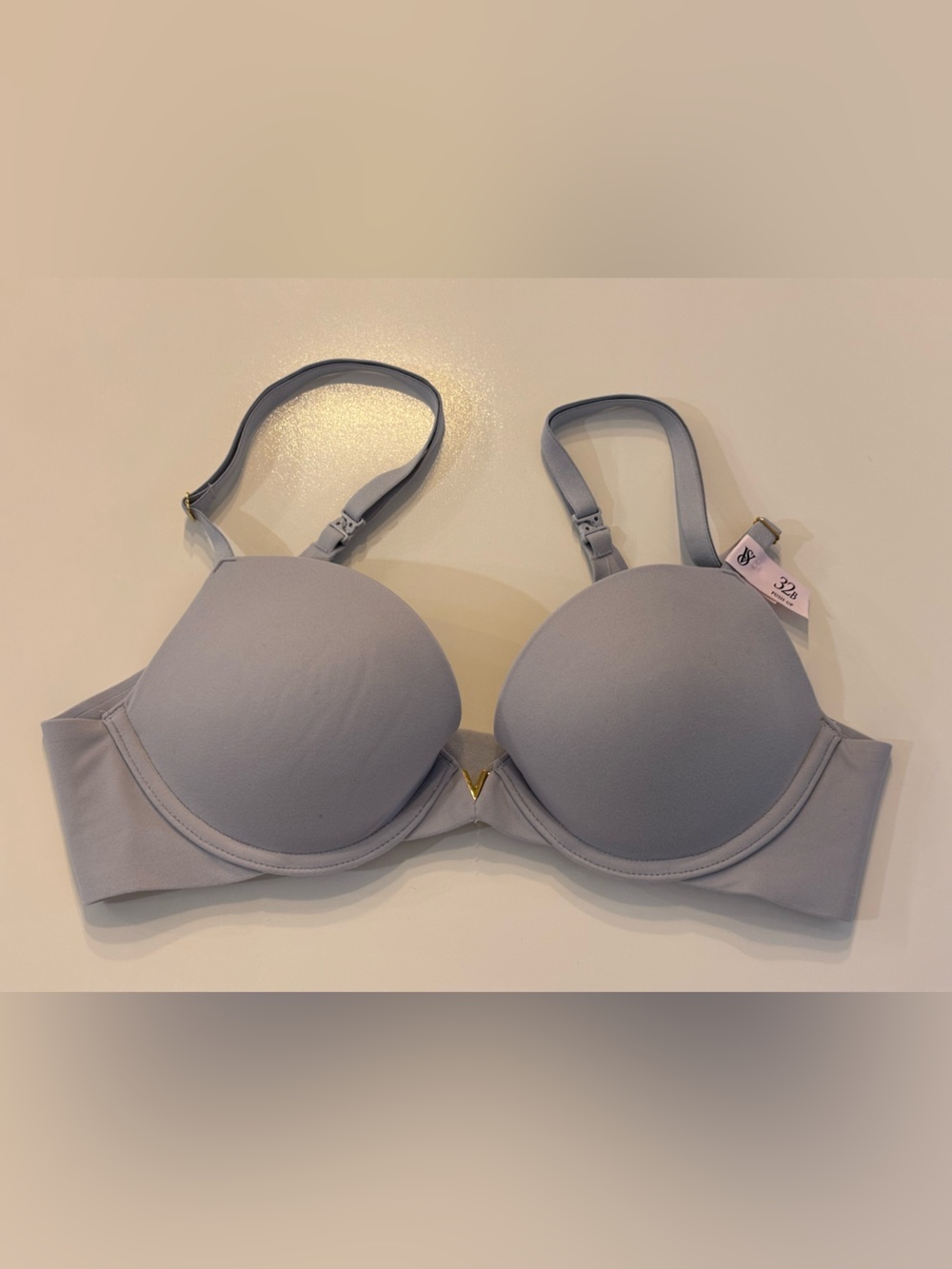 Victoria's Secret Light Gray Push-Up Bra, 32B, New with tags